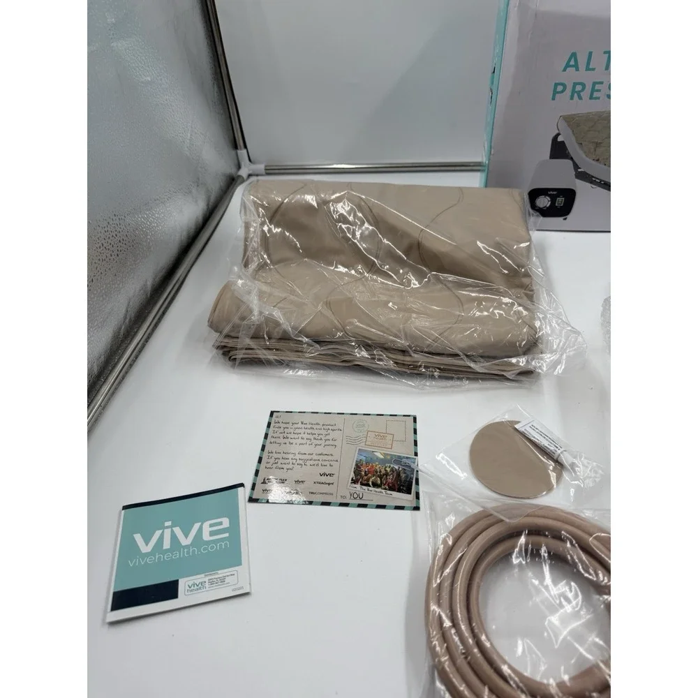 Vive Alternating Air Pressure Mattress Pad with Quiet Pump - Open Box